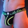 Breedwell Jockstrap Equalizer Noir-Vert Neon